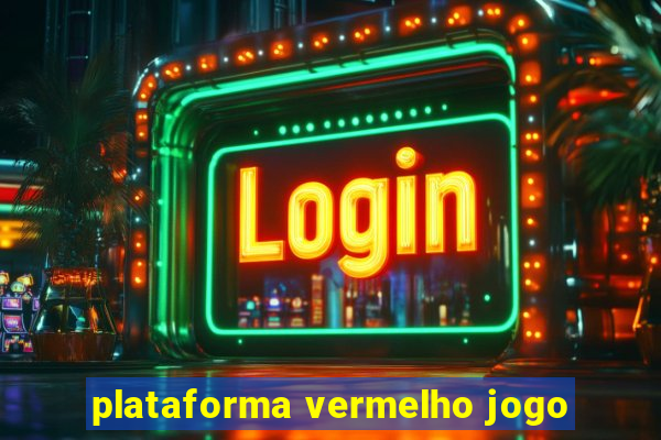 plataforma vermelho jogo